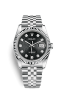 Rolex Datejust 36 Stainless Steel Fluted / Oyster / Black Computer (116234-0079)