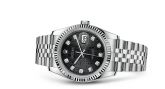 Rolex - 116234-0079  Datejust 36 Stainless Steel Fluted / Jubilee / Black Computer