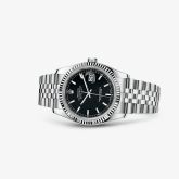 Rolex - 116234-0085  Datejust 36 Stainless Steel Fluted / Jubilee / Black