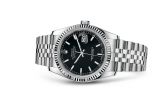 Rolex - 116234-0085  Datejust 36 Stainless Steel Fluted / Jubilee / Black