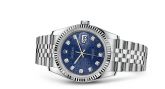 Rolex - 116234-0110  Datejust 36 Stainless Steel Fluted / Jubilee / Blue Computer