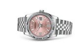 Rolex - 116234-0113  Datejust 36 Stainless Steel Fluted / Jubilee / Pink Wave