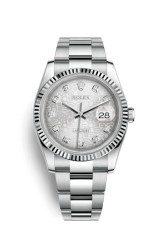 Rolex - 116234-0135   Datejust 36 Stainless Steel Fluted / Oyster / Silver Computer