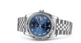 Rolex - 116234-0141  Datejust 36 Stainless Steel Fluted / Jubilee / Blue Roman