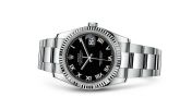 Rolex - 116234-0146  Datejust 36 Stainless Steel Fluted / Oyster / Black Roman