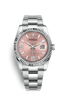 Rolex Datejust 36 Stainless Steel Fluted / Jubilee / Chocolate Floral (116234-0154)