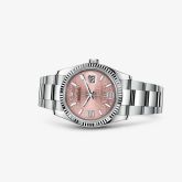 Rolex - 116234-0154  Datejust 36 Stainless Steel Fluted / Oyster / Pink Wave