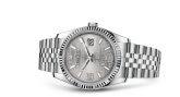 Rolex - 116234-0159  Datejust 36 Stainless Steel Fluted / Jubilee / Rhodium Wave