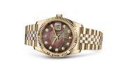 Rolex - 116238-0057  Datejust 36 Yellow Gold Fluted / Jubilee / Black MOP