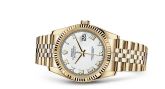 Rolex - 116238-0060  Datejust 36 Yellow Gold Fluted / Jubilee / White Roman