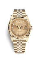 Rolex Datejust 36 Yellow Gold Fluted / Jubilee / MOP Roman (116238-0061)