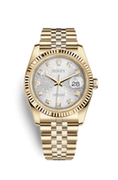 Rolex Datejust 36 Yellow Gold Fluted / Jubilee / Rhodium Diamonds (116238-0069)