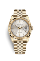 Rolex Datejust 36 Yellow Gold Fluted / Jubilee / Silver (116238-0071)