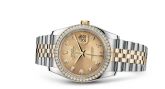 Rolex - 116243-0005  Datejust 36 Rolesor Yellow Diamond / Jubilee / Champagne Diamond