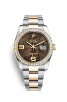 Rolex Datejust 36 Rolesor Everose Fluted / Jubilee / Black MOP (116243-0007)