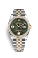 Rolex Datejust 36 Rolesor Everose Fluted / Jubilee / Silver Computer (116243-0009)