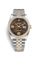 Rolex Datejust 36 Stainless Steel Domed / Oyster / White (116243-0010)