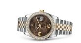 Rolex - 116243-0010  Datejust 36 Rolesor Yellow Diamond / Jubilee / Bronze Floral