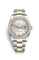 Rolex Datejust 36 Stainless Steel Domed / Jubilee / Black Arabic (116243-0012)