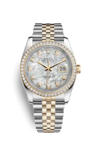 Rolex - 116243-0018  Datejust 36 Rolesor Yellow Diamond / Jubilee / MOP