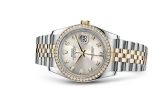 Rolex - 116243-0022  Datejust 36 Rolesor Yellow Diamond / Jubilee / Silver Diamond