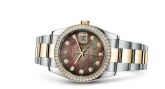 Rolex - 116243-0037  Datejust 36 Rolesor Yellow Diamond / Oyster / Black MOP