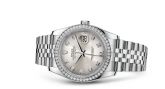 Rolex - 116244-0001  Datejust 36 Stainless Steel Diamond / Jubilee / Silver Diamonds