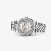 Rolex - 116244-0001  Datejust 36 Stainless Steel Diamond / Jubilee / Silver Diamonds