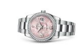 Rolex - 116244-0007  Datejust 36 Stainless Steel Diamond / Oyster / Pink Floral