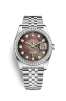 Rolex Datejust 36 Rolesor Everose Fluted / Jubilee / Pink Roman (116244-0012)