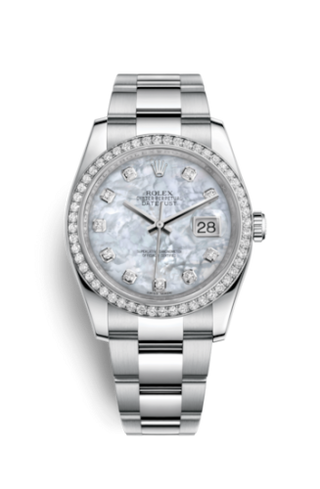 Rolex - 116244-0020  Datejust 36 Stainless Steel Diamond / Oyster / MOP