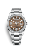 Rolex Datejust 36 Rolesor Everose Fluted / Jubilee / Black Computer (116244-0037)