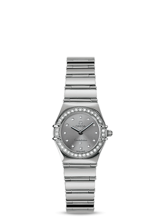 Omega - 1165.36.00  Constellation Quartz 25.5 My Choice White Gold / Diamond / Grey