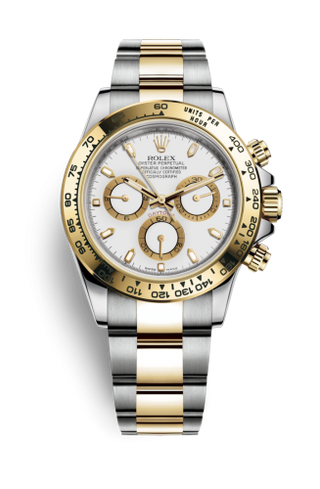 Rolex - 116503-0001  Cosmograph Daytona Stainless Steel / Yellow Gold / White