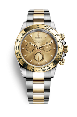 Rolex - 116503-0003  Cosmograph Daytona Stainless Steel / Yellow Gold / Champagne