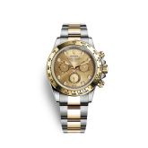 Rolex - 116503-0006  Cosmograph Daytona Stainless Steel / Yellow Gold / Champagne Diamond