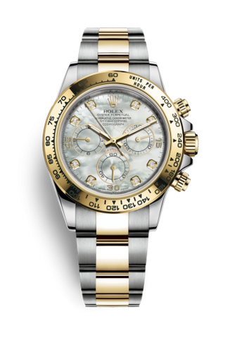 Rolex - 116503-0007  Cosmograph Daytona Stainless Steel / Yellow Gold / MOP Diamonds