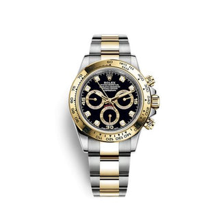 Rolex - 116503-0011  Cosmograph Daytona Stainless Steel / Yellow Gold / Black - Diamond