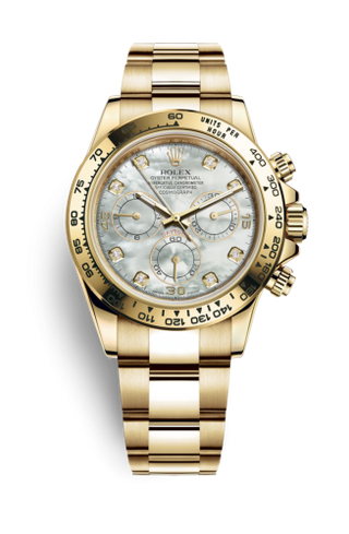 Rolex - 116508-0007  Cosmograph Daytona Yellow Gold / MOP Diamond