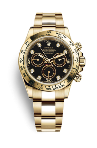 Rolex - 116508-0008  Cosmograph Daytona Yellow Gold / Black Diamond