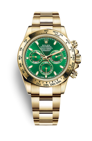 Rolex - 116508-0013  Cosmograph Daytona Yellow Gold / Green