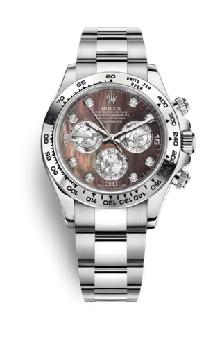 Rolex - 116509-0044  Cosmograph Daytona White Gold / Black MOP / Diamonds