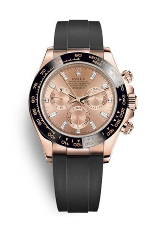 Rolex - 116515LN-0021  Cosmograph Daytona Everose / Cerachrom /  Pink Baguette / Oysterflex