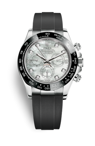 Rolex - 116519LN-0023  Cosmograph Daytona White Gold / Cerachrom / MOP - Diamond / Oysterflex