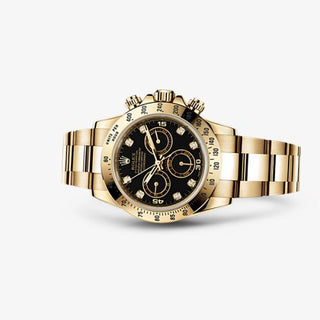 Rolex - 116528-0031  Cosmograph Daytona Yellow Gold / Black Diamond