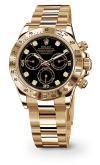 Rolex - 116528-0031  Cosmograph Daytona Yellow Gold / Black Diamond