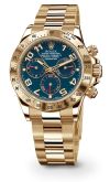 Rolex - 116528-0037  Cosmograph Daytona Yellow Gold / Blue Racing