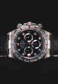 Rolex - 116589br  Daytona White Gold 24 Baguette Strap Black Diamond