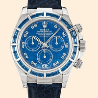 Rolex Daytona White Gold  Blue Sapphire Strap Sodalite Diamond (116589saci-0002)