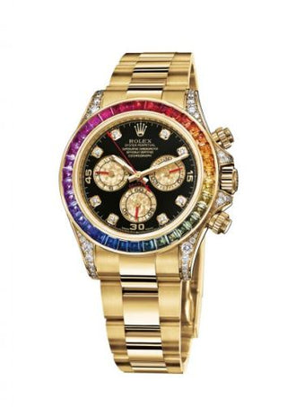 Rolex - 116598RBOW-0001  Cosmograph Daytona Yellow Gold / Rainbow